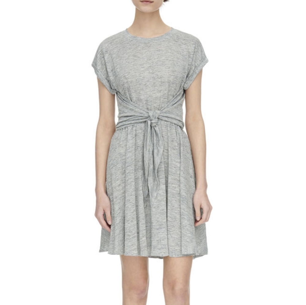 REBECCA TAYLOR JERSEY WRAP DRESS Sz XS